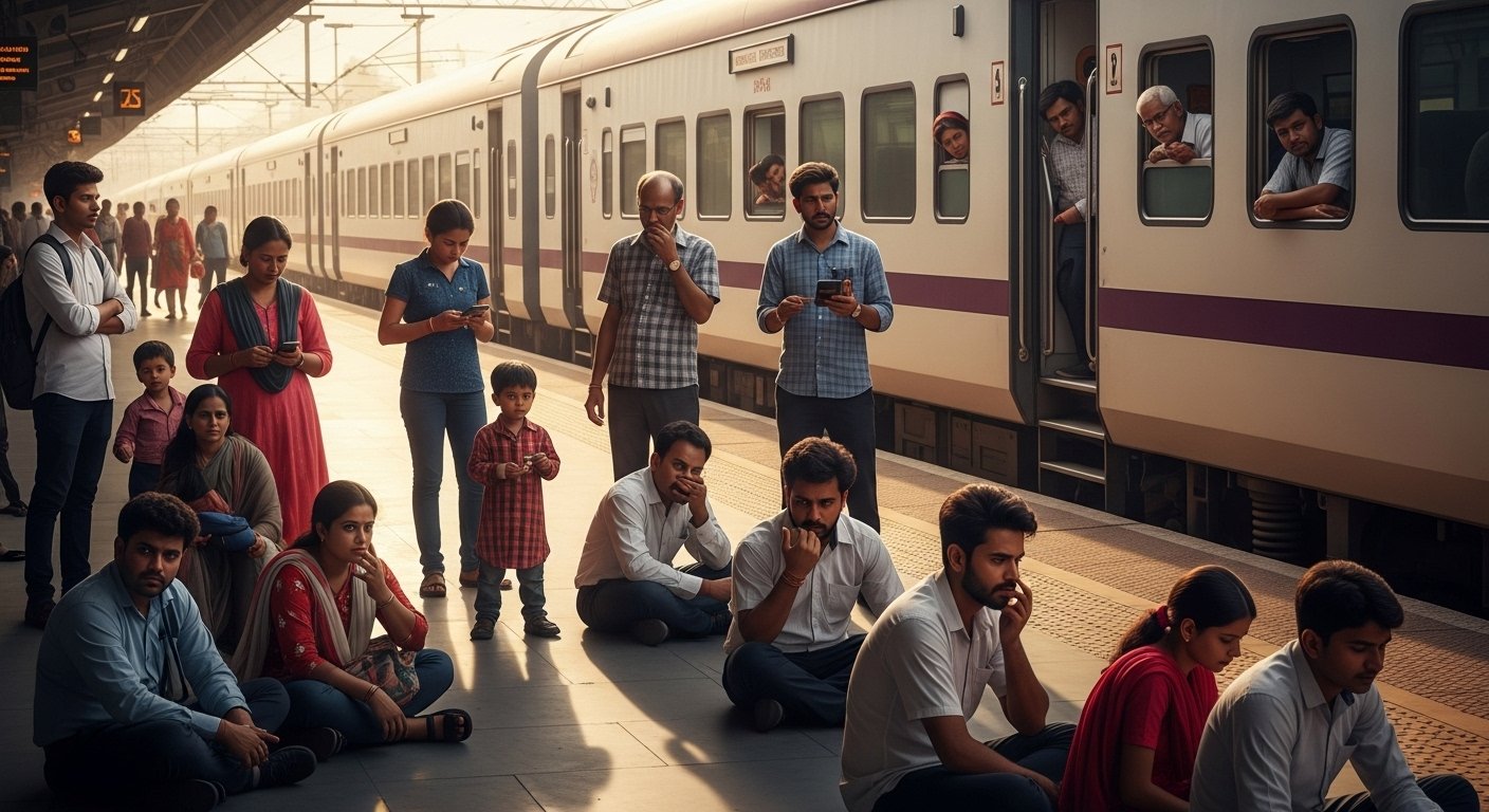 Vande Bharat Stranded for 1.5 Hours in Tundla, Passengers Troubled: What Was the Reason and Railway's Response!