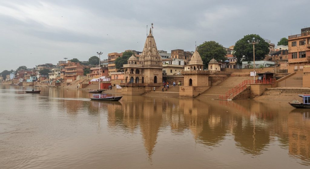 Flood Havoc in Kashi: Water Reaches Vishwanath Temple's Ganga Gate, Assi Ghat Submerged, Ganga Enters City