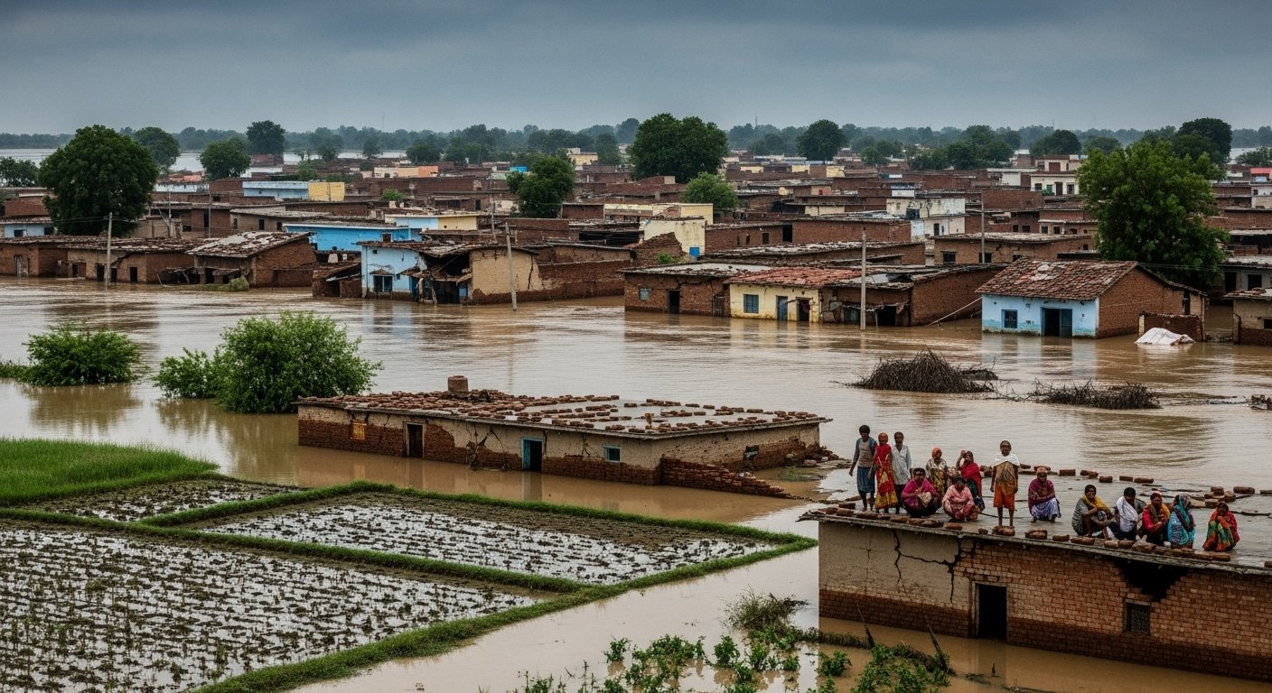 Chambal's Havoc: 20,000 Trapped in Floods, 38 Villages Plunged into Darkness, Crops Ruined, Homes Damaged - Horrific Images!