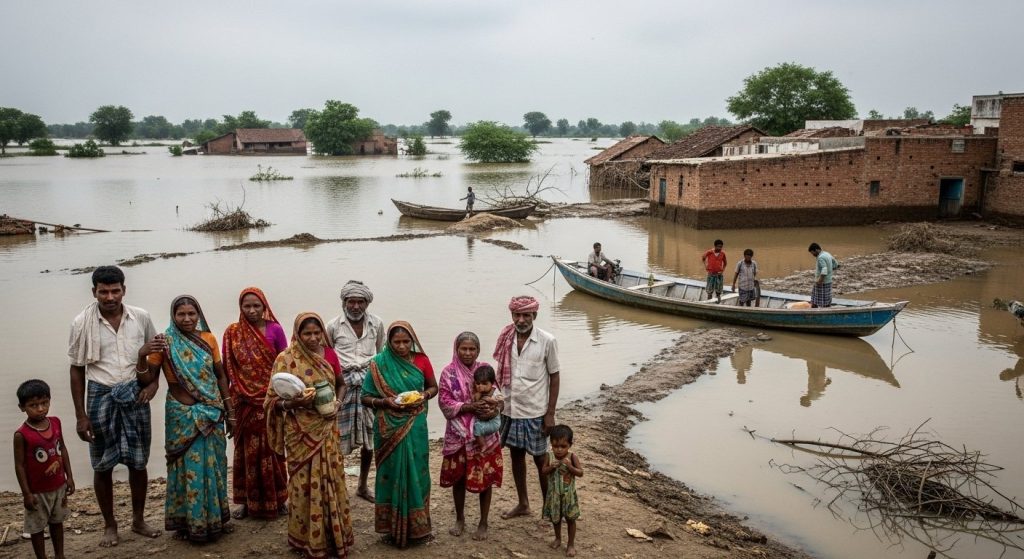UP Flood Havoc: Ganga-Yamuna Water Recedes, But Food And Water Crisis Worsens, Boats Also Ineffective