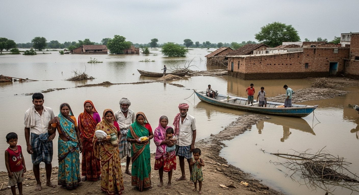 UP Flood Havoc: Ganga-Yamuna Water Recedes, But Food And Water Crisis Worsens, Boats Also Ineffective