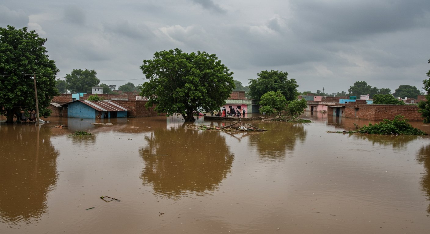 UP Floods Turn Catastrophic: Five Districts Devastated, Youth Drowns in Farrukhabad, Widespread Havoc