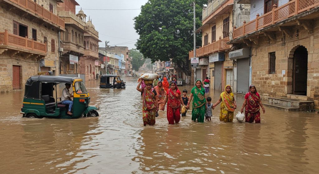 Yamuna's Devastating Form in Mathura: Floodwaters on Roads, Instructions Issued to Evacuate Three Villages