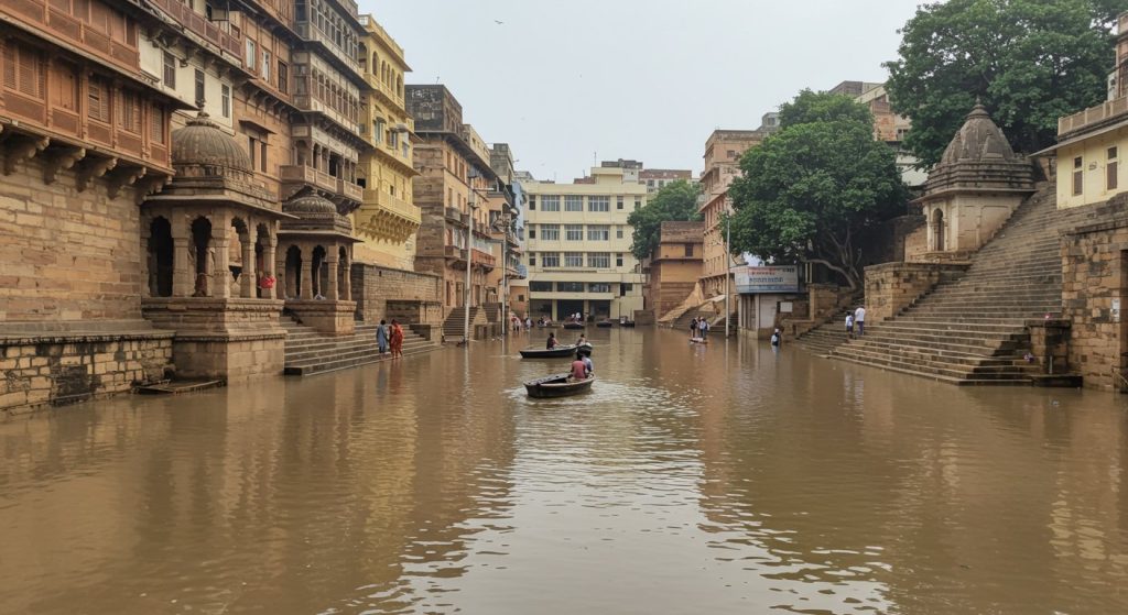 Devastating Flood in Kashi After Six Years: Samne Ghat Submerged, Water Reached Trauma Center!