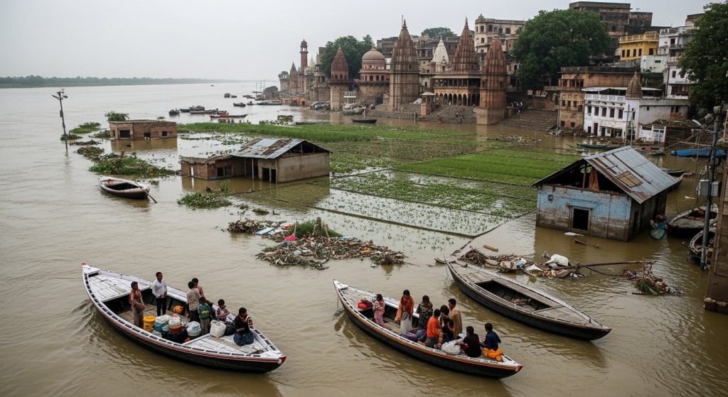 Ganga's Fury in Kashi: 90 Villages Submerged, 5000 People Homeless, Crops Devastated