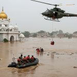 Flood havoc in 7 districts of Punjab: 8 dead, 3 missing; Hussainiwala border submerged, Budha Sahib Gurudwara inundated; Army carrying out rescue on war footing