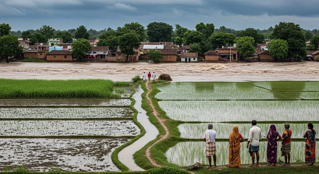 Flood threat increases in Pilibhit: 51,000 cusecs of water released into Devha River, alert in low-lying areas.
