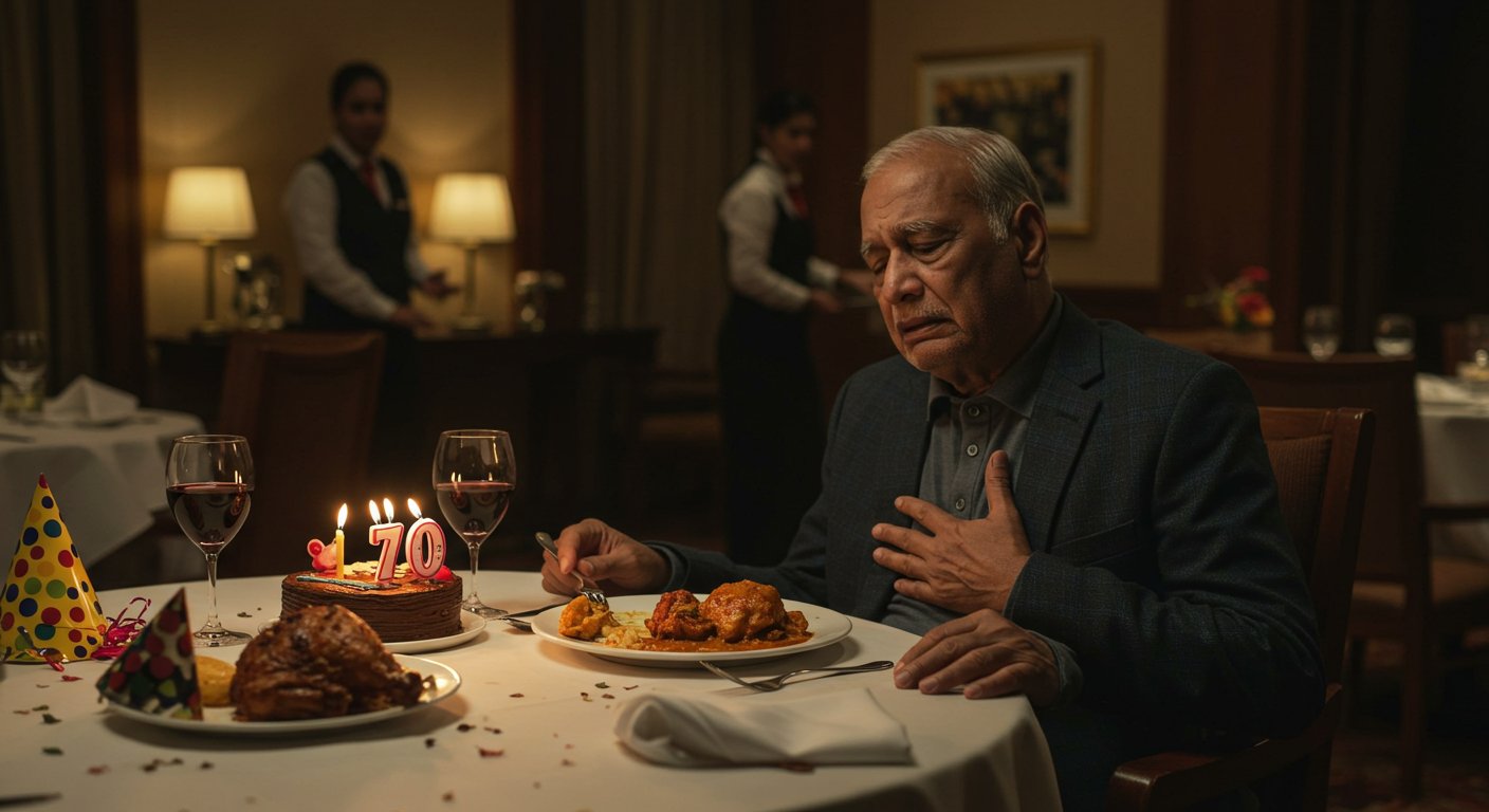 70वां जन्मदिन मनाने विदेश गया, होटल में चिकन खाने से हो गई शख्स की मौत: खुशियों का सफर मातम में बदला