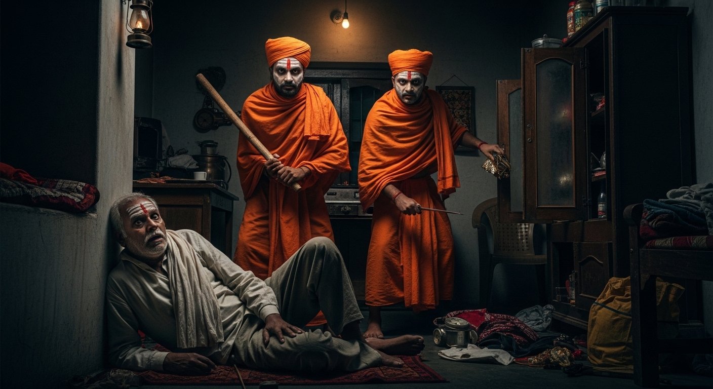 Horrific Crime in Uttar Pradesh: Robbers Posing as Devotees Enter Home, Rob and Kill Former BSF Jawan