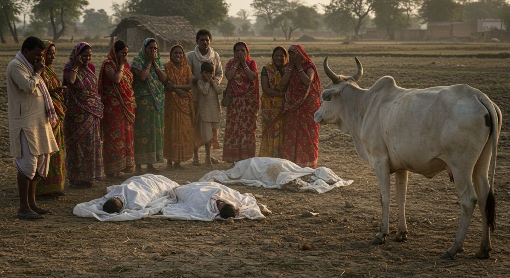 Cow Becomes Death: Two Friends Tragically Die in UP, Families' Screams Unstoppable Seeing Bodies