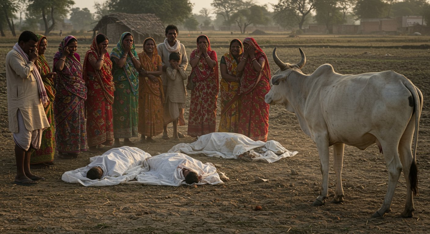 Cow Becomes Death: Two Friends Tragically Die in UP, Families' Screams Unstoppable Seeing Bodies