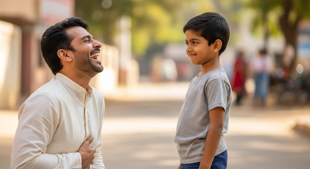 A person asked 'What's your father's name?', the child gave such a hilarious answer that you won't stop laughing!
