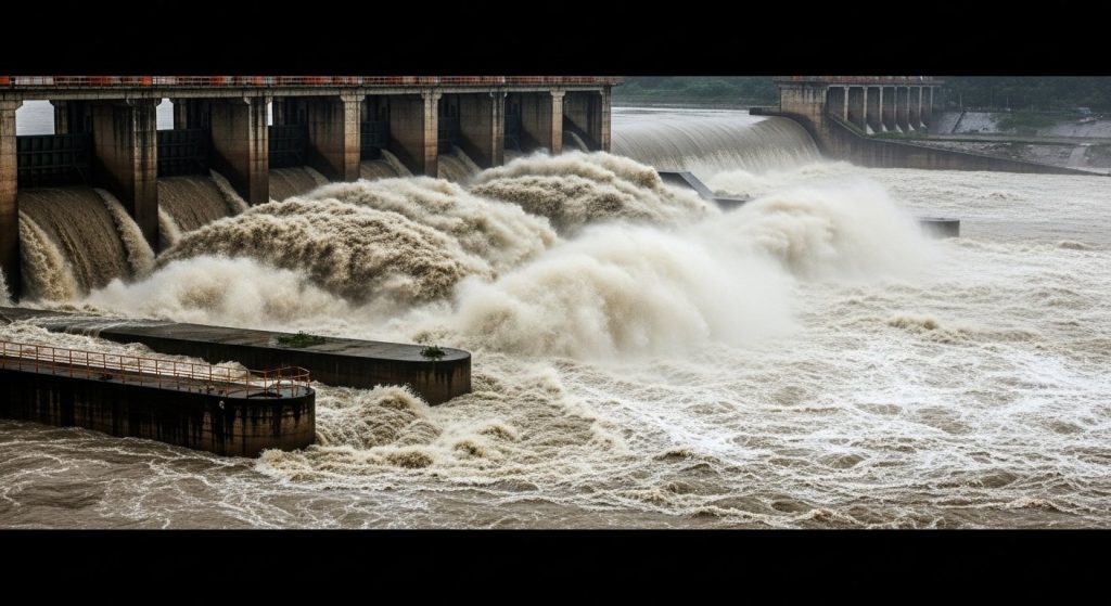 Ganga in Full Fury at Narora Barrage: River Flows 31,000 Cusecs Above Danger Mark, Threat Looms!