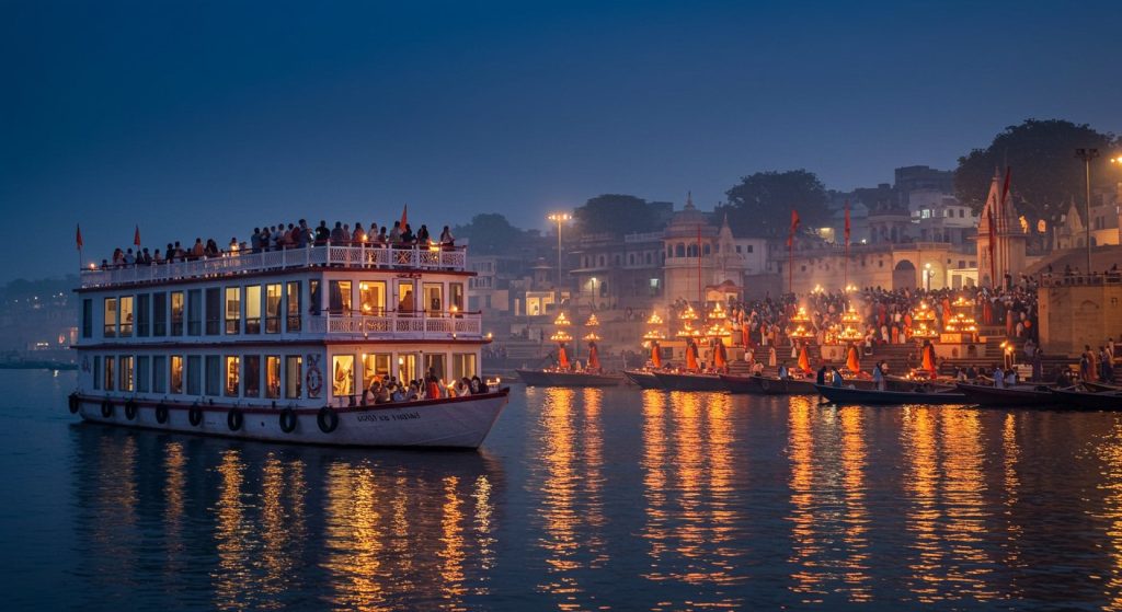 A New Ganga Aarti Experience: Luxury 'Gangotri Cruise' Now in Kashi Offers Tourists Spectacular Views