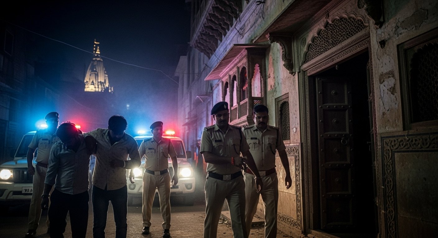 Sankat Mochan Temple Theft: Gangster Act Slapped on Miscreants Who Burgled Mahant's House, Arrested After Encounter