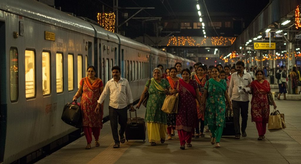 Railways' Big Gift for Diwali Homecomers: Over 60 Special Trains for UP