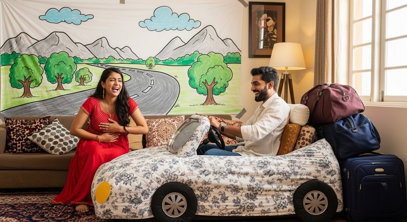 She wanted to travel after marriage; her husband fulfilled her wish in such a way that you won't be able to stop laughing!