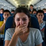 Unbearable stench on flight causes uproar; girl faces major travel trouble.
