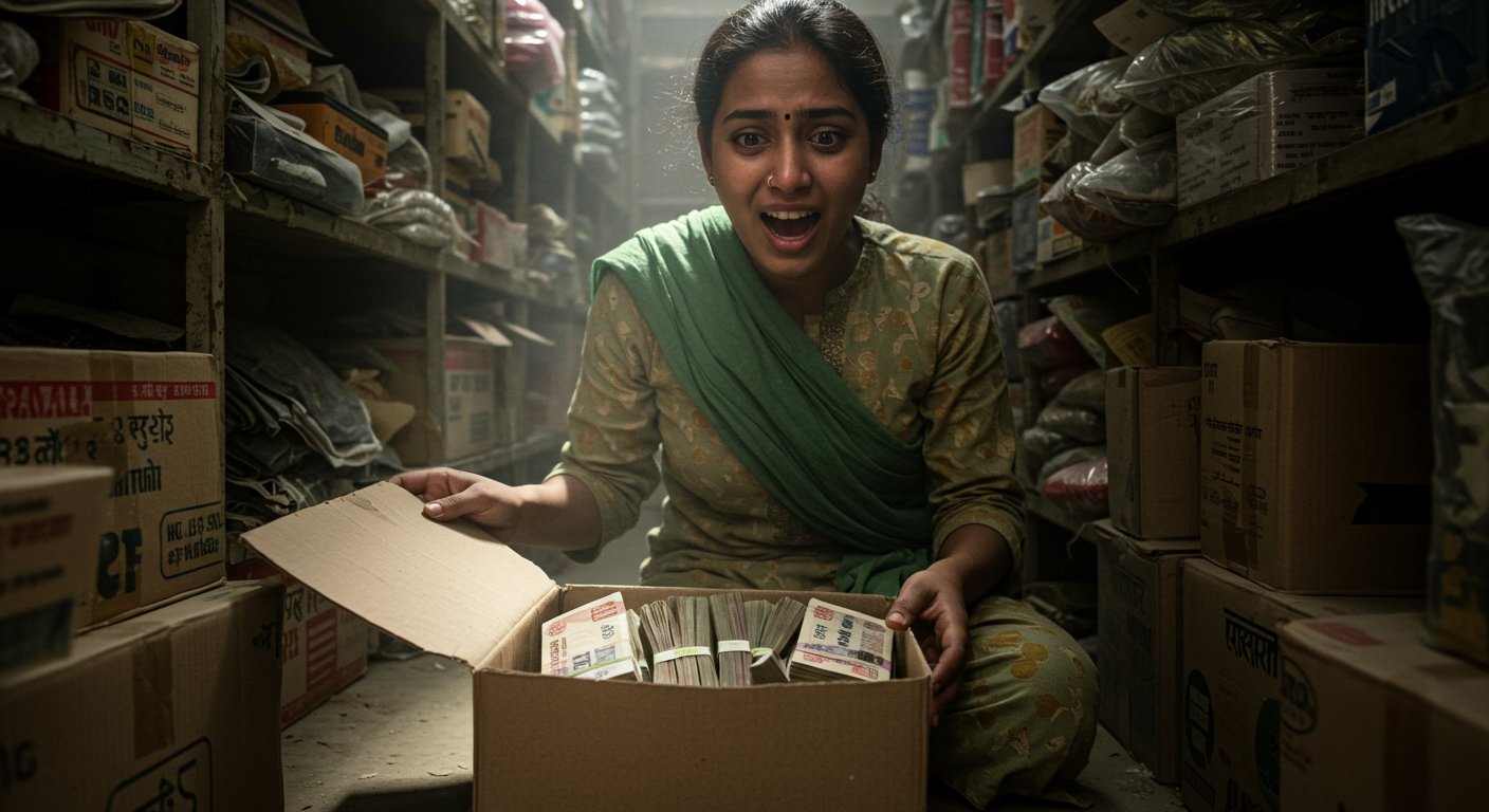 Girl Cleaning Shop Finds Crores of Rupees in Old Undergarment Box, Fate Changes Overnight!