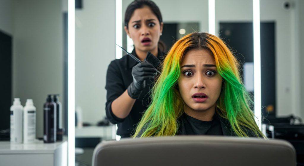 Something happened to a girl who went to a salon for golden hair that blew her mind and then went viral.