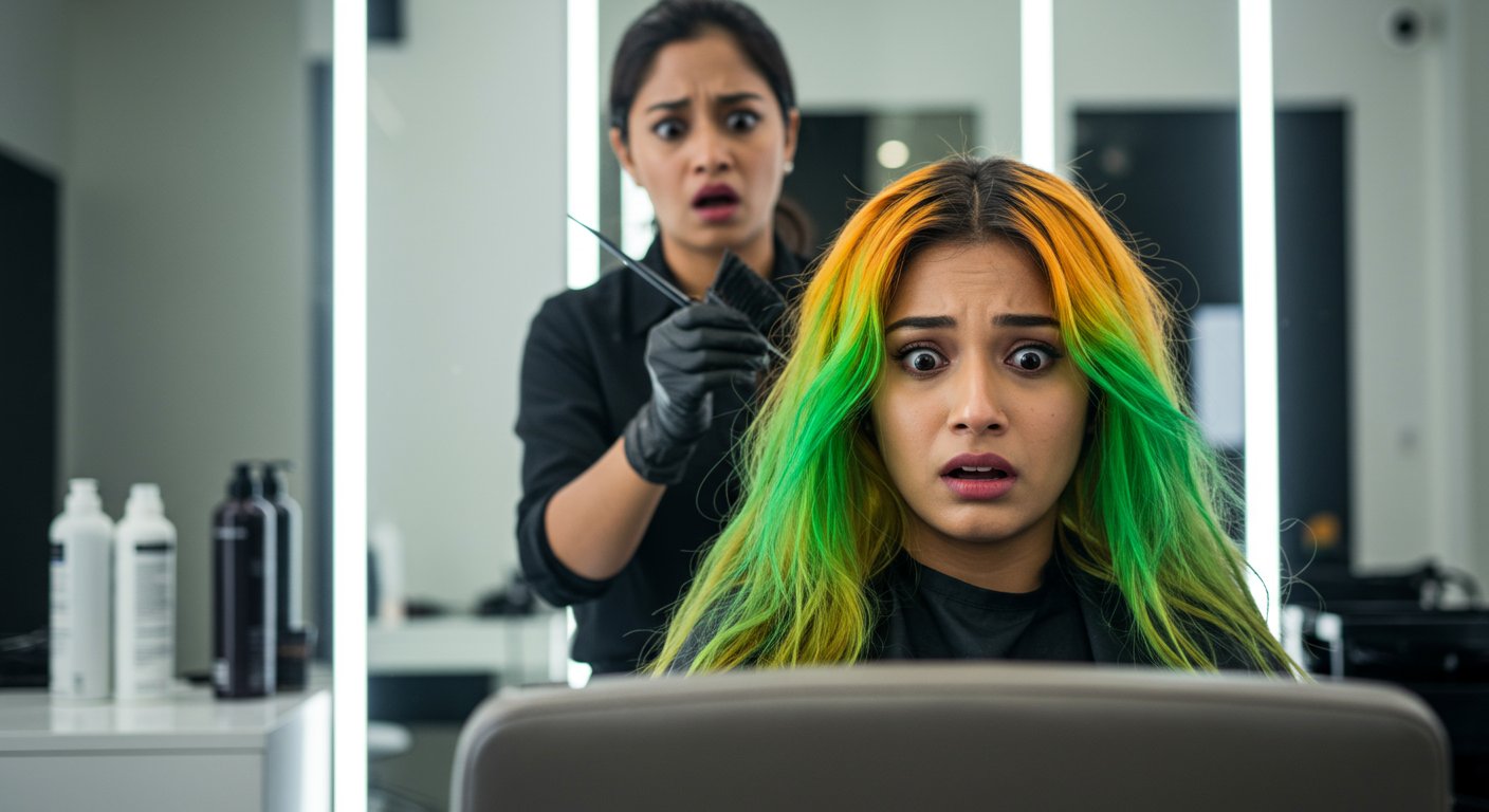 Something happened to a girl who went to a salon for golden hair that blew her mind and then went viral.
