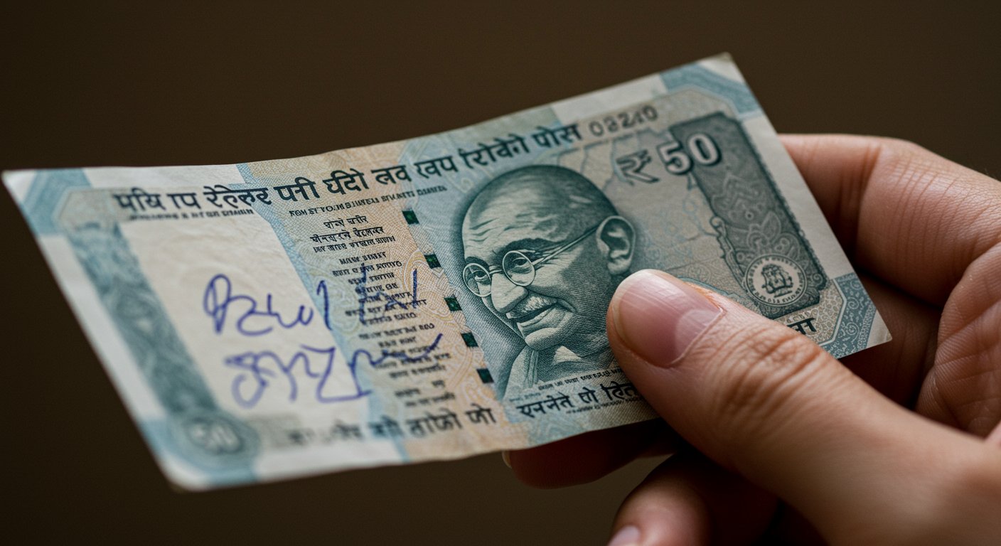 Unique message on a Rs 50 note goes viral; girl pleads with Amit to elope!