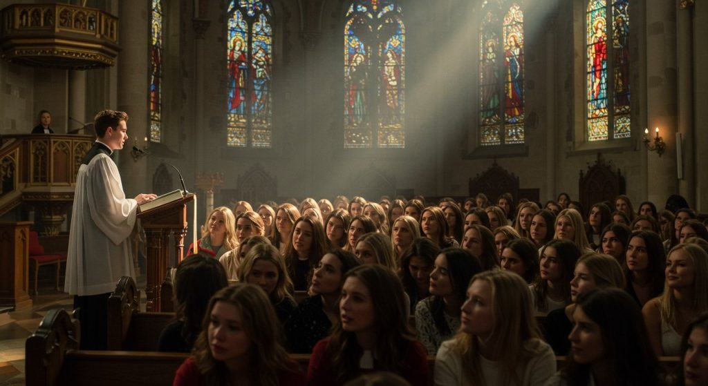 Girls Throng Church, Fall For Priest! Story Goes Viral On Social Media