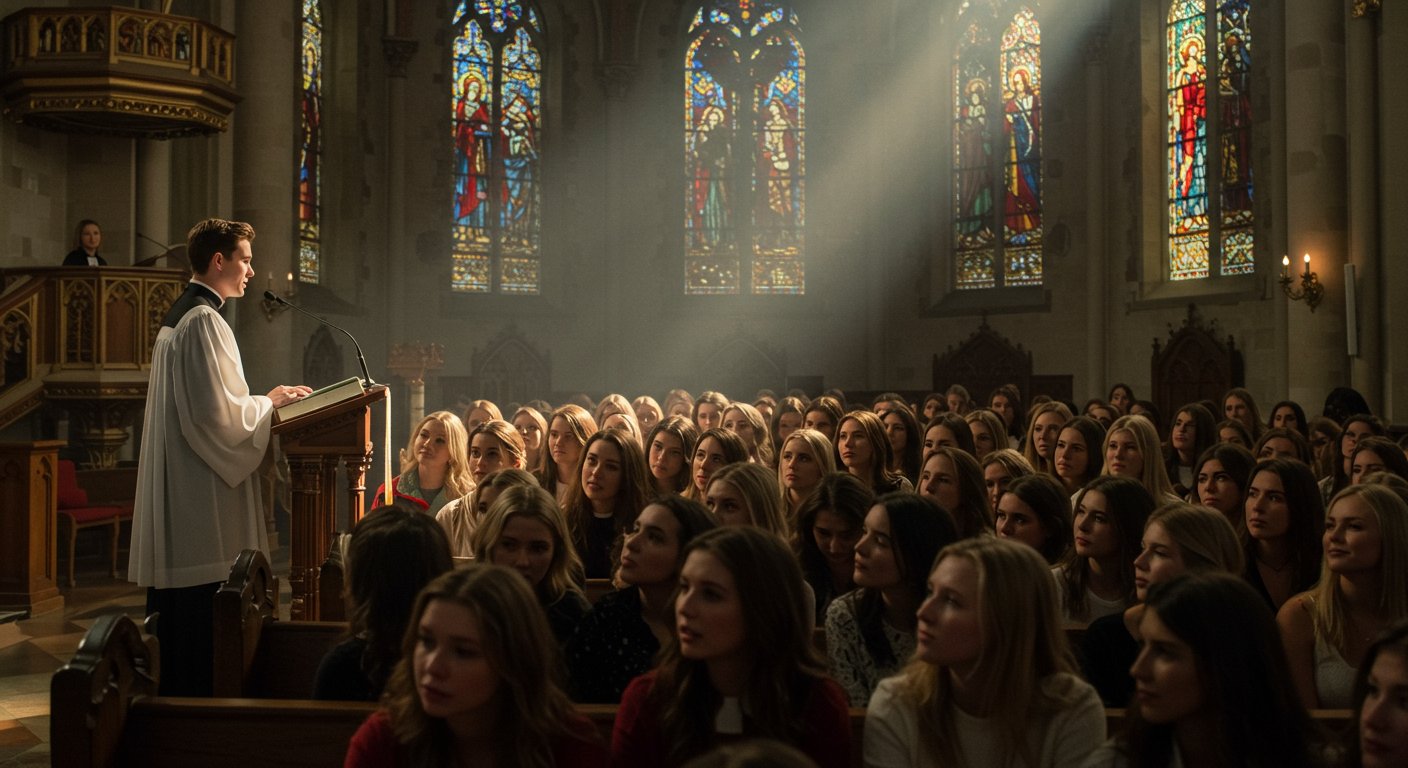 Girls Throng Church, Fall For Priest! Story Goes Viral On Social Media