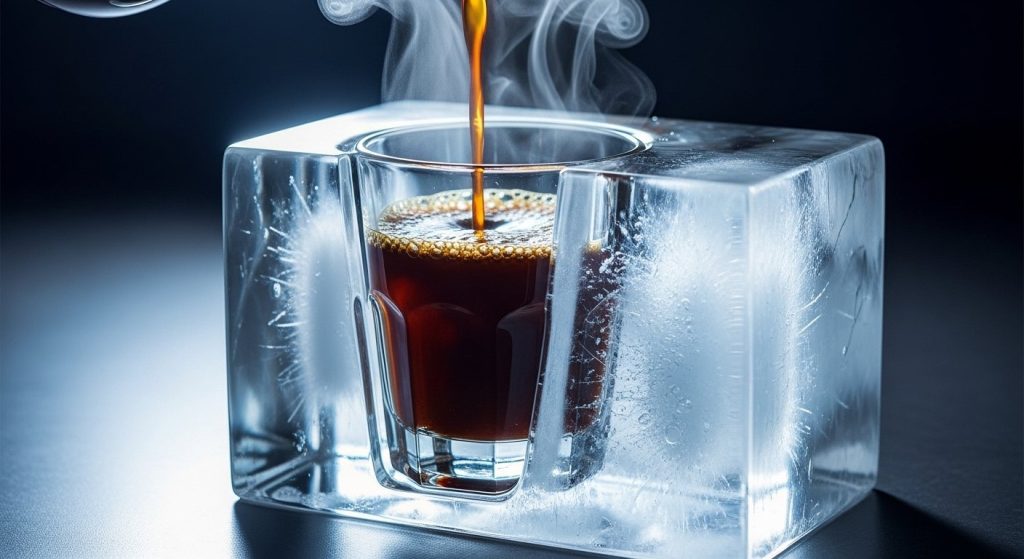 Glass Made Of Ice, Delicious Coffee Prepared In It: After Watching Video, People Said 'I Want It Too!'