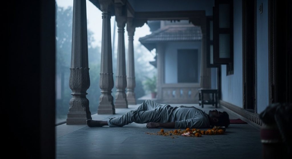 Youth who returned from Janmashtami celebration dies in Gonda, body found in veranda; Police launch investigation.