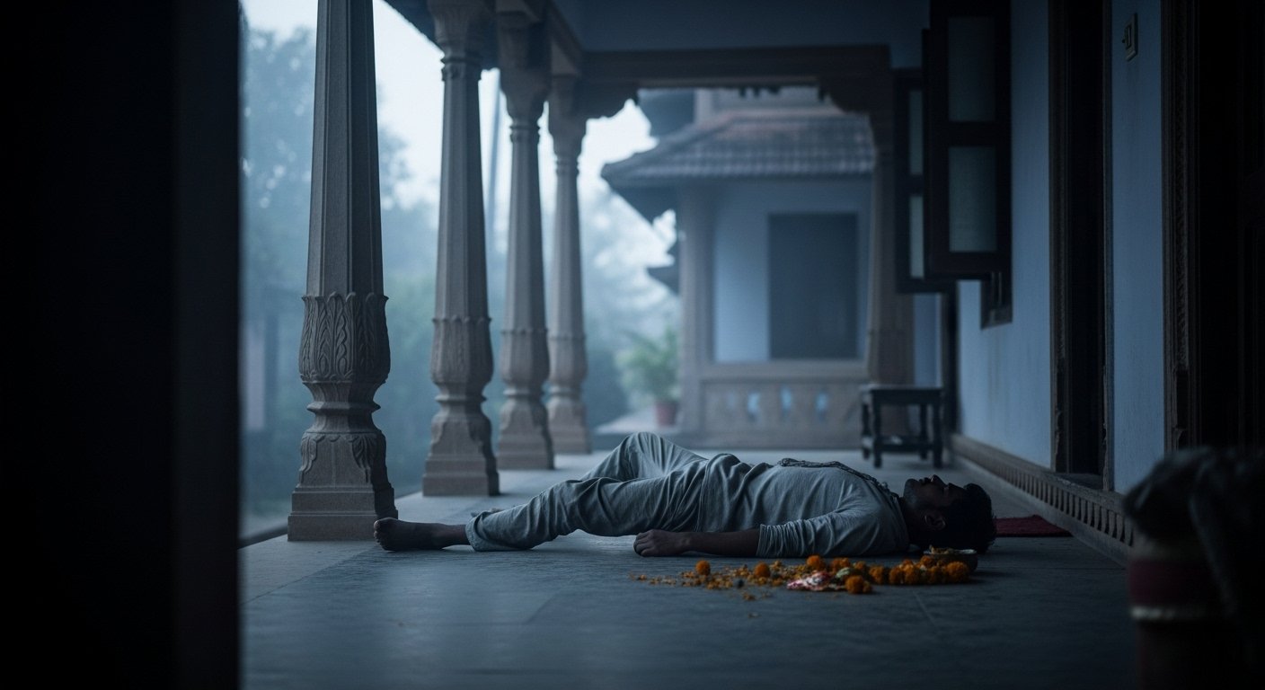 Youth who returned from Janmashtami celebration dies in Gonda, body found in veranda; Police launch investigation.