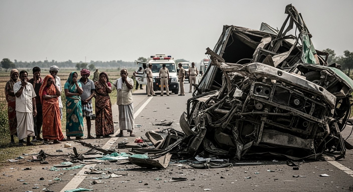 Horrific Road Accident in Gonda: 11 Killed, Eyewitnesses Describe 'How' The Terrible Scene Unfolded.