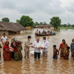 Flood Havoc in Gonda: 18 Villages Submerged, Thousands Homeless; DM Personally Visits and Distributes Relief Material