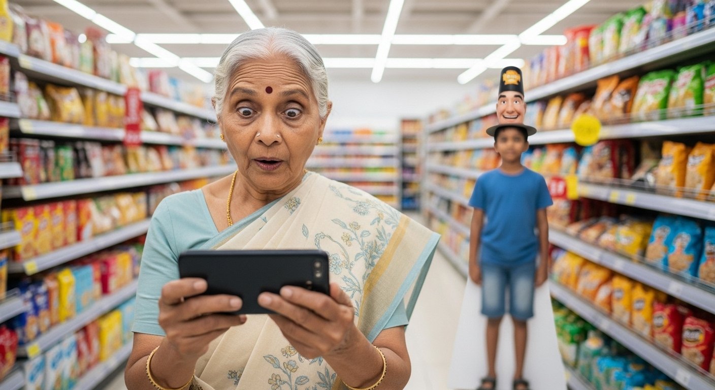 Grandmother Shocked After Seeing Grandson's Photo in Supermarket: Find Out What Was Seen in the Viral Picture!
