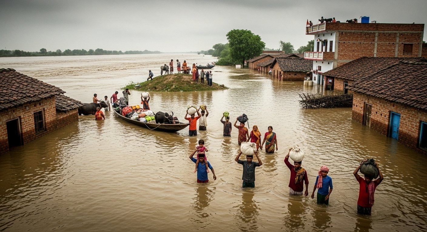 Flood threat in Puranpur, Pilibhit due to release of 1.5 lakh cusecs of water from Sharda River; High Alert Issued