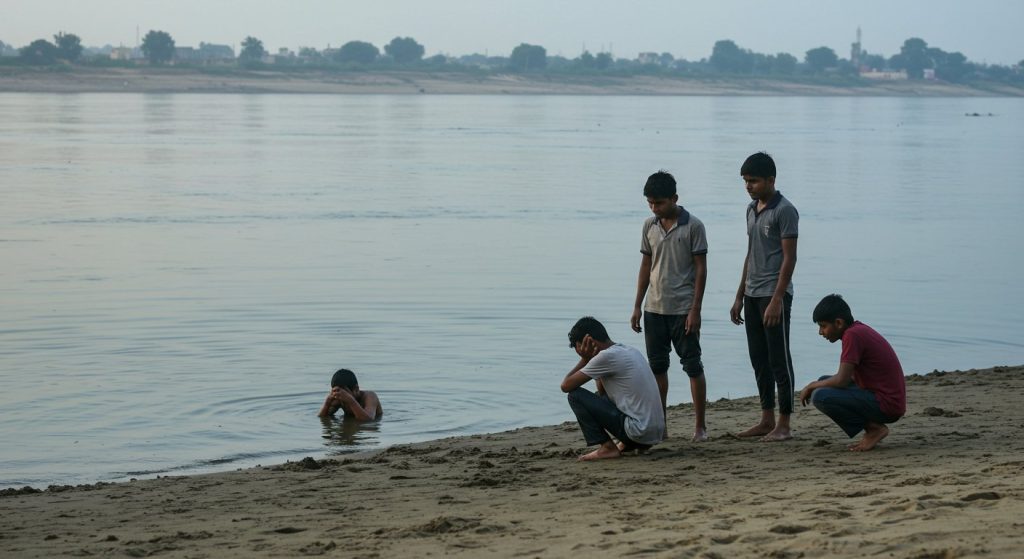 Tragic Accident in Hamirpur: Brother Dies While Bathing in Yamuna, Sister Missing, Four Friends Safe
