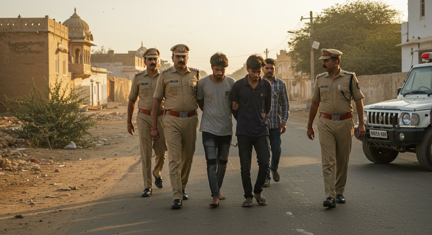 Two youths who cut open an ATM in Hathras and looted millions, arrested in Rajasthan!