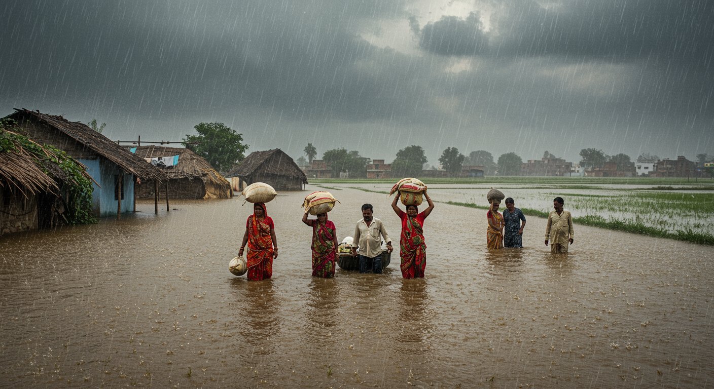 Rain havoc in Uttar Pradesh: 24 districts hit by floods, no relief for a week