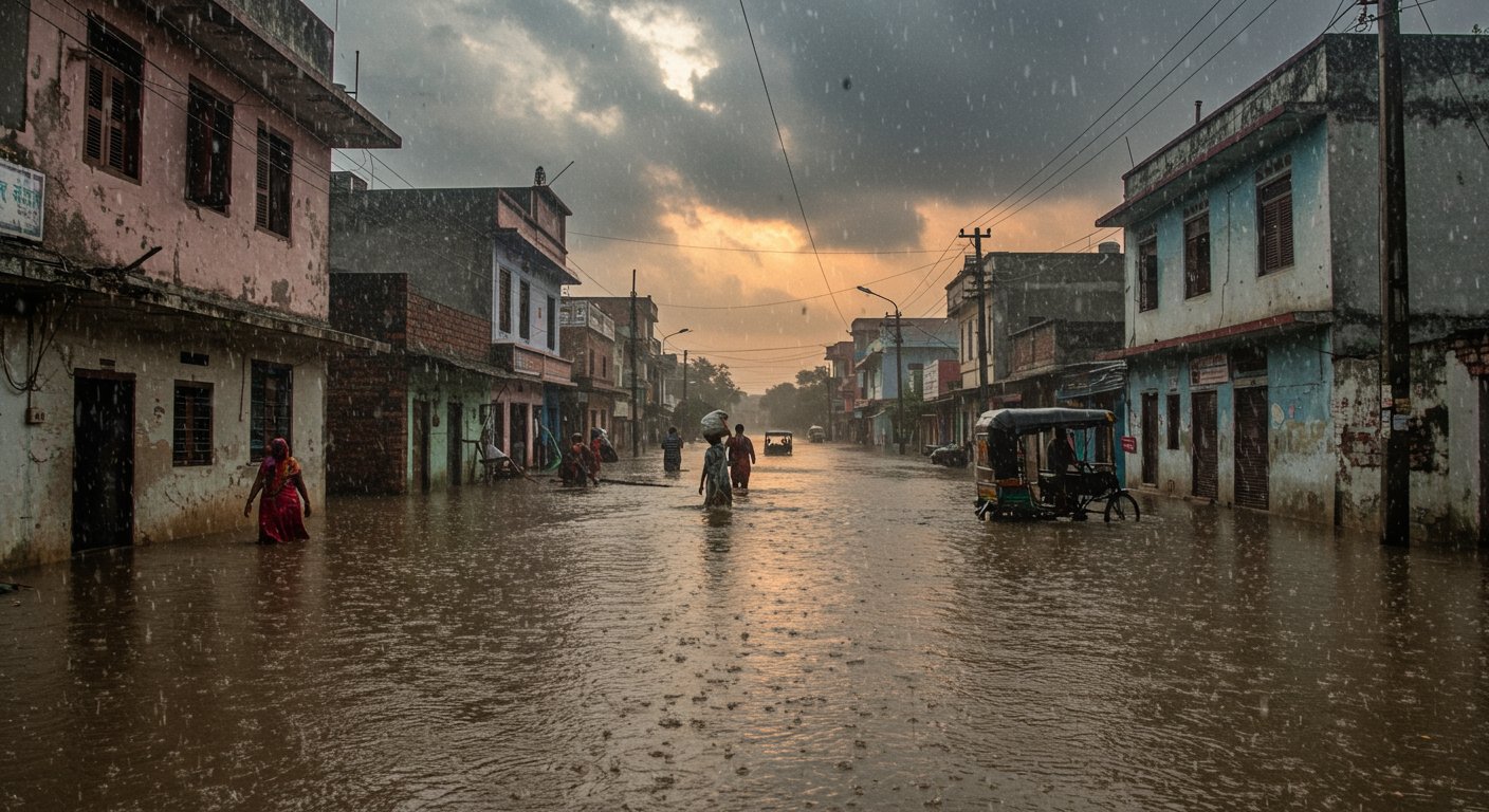 Warning! Red Alert for Heavy Rain in 17 UP Districts Today, 37 Districts Flood-Hit; Met Department Issues This Warning