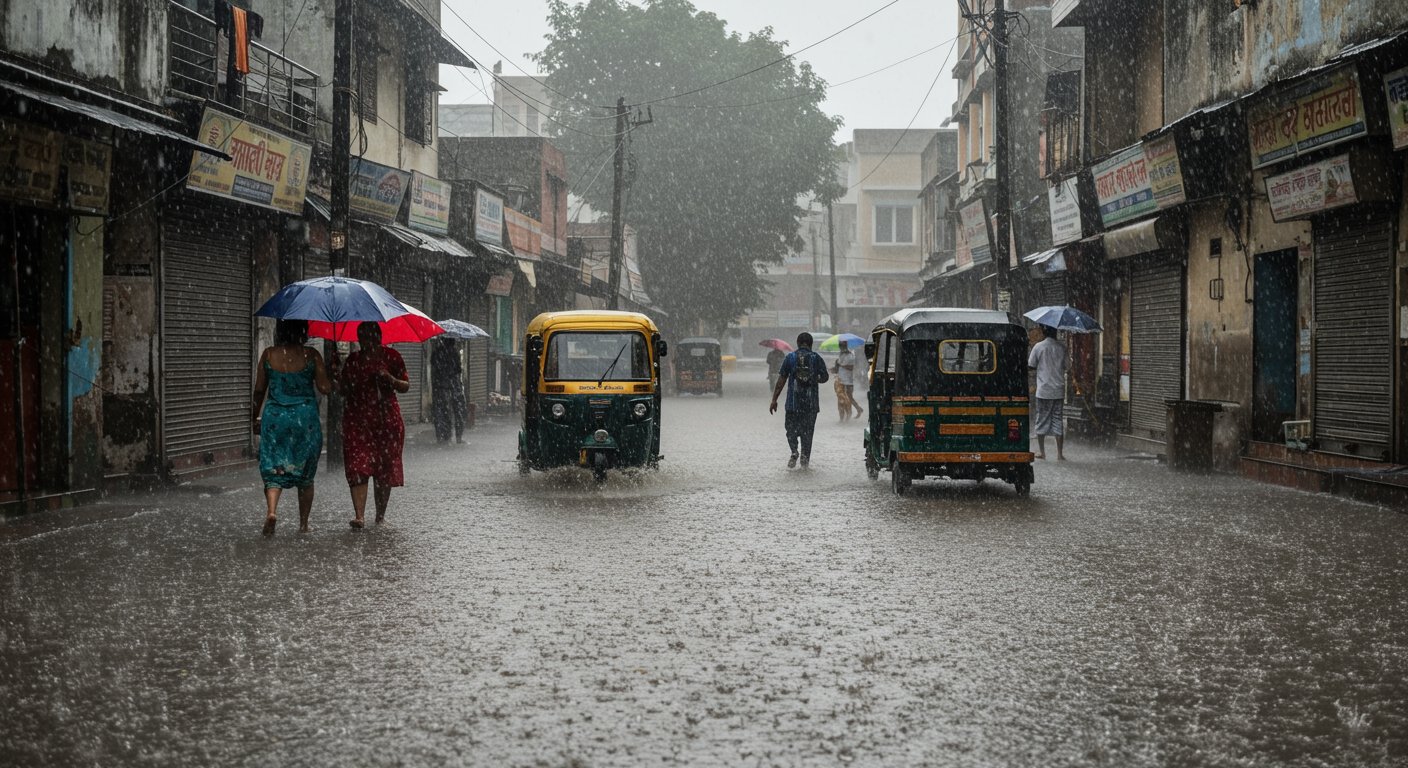 Monsoon's New Mood: Heavy Rain Warning for 17 UP Districts Tomorrow; Bijnor Received Most Rain