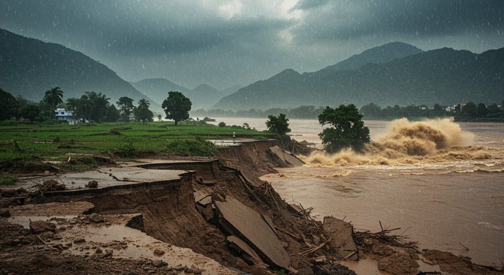 Terrifying Heavy Rain Alert in Uttarakhand, Himachal, Rajasthan, and Jammu: Ground Collapsed in Sawai Madhopur, Narmada in Spate, Schools Closed in Many States