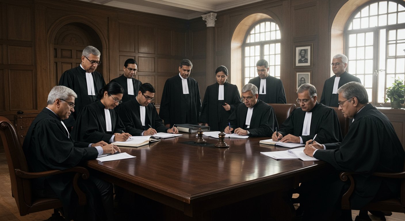 Justice Prashant Kumar case heats up over demand for High Court's 13-judge 'full bench' on Supreme Court verdict.