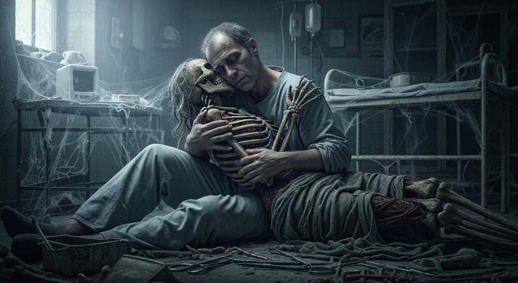 Love with a Skeleton in Hospital: Employee Slept with Girlfriend's Corpse for 7 Years