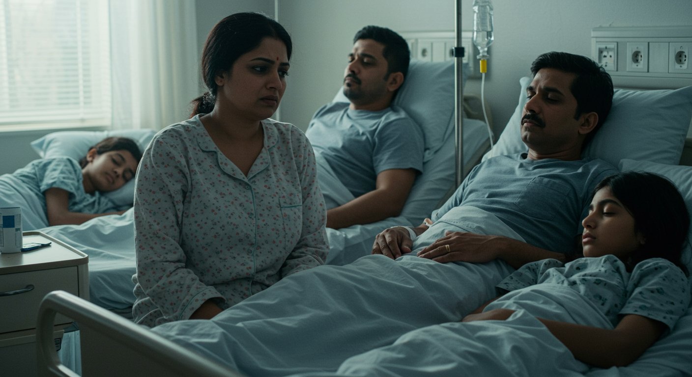 After eating chicken, 7 hours of deep sleep; the whole family woke up in hospital – find out what happened that night!