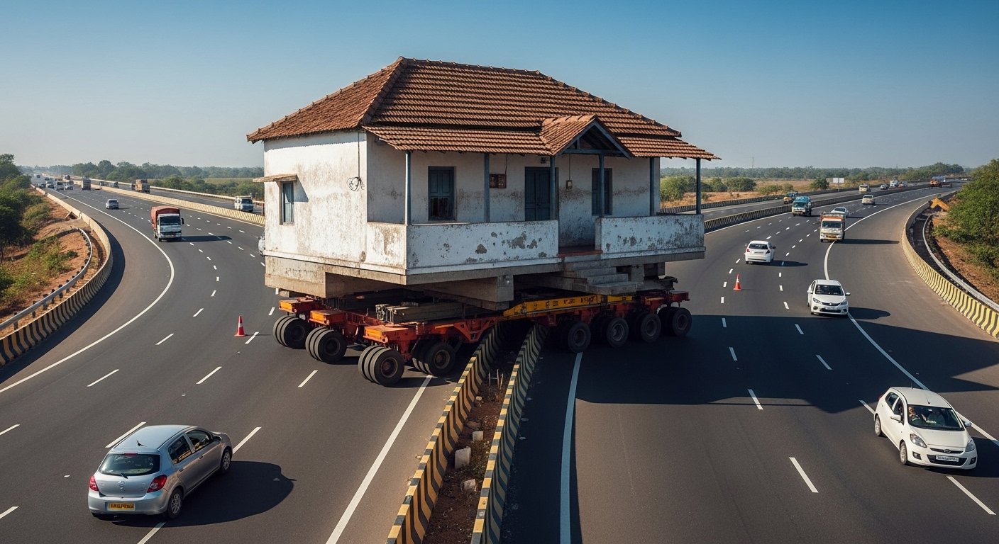 House Blocks Highway: Stubborn Owner Refused to Vacate, Here's How a Unique Solution Was Found!