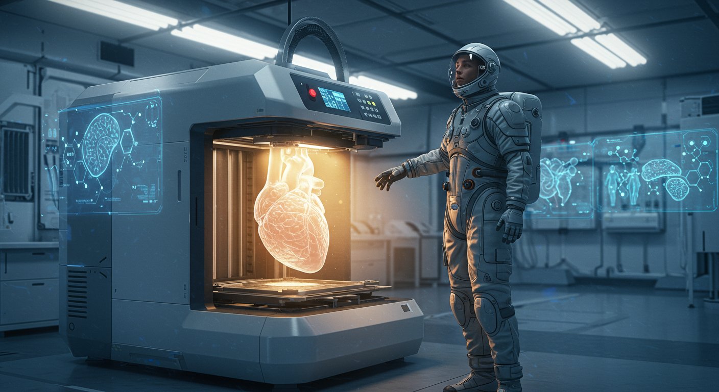 Astronaut's Shocking Revelation: 3D Printing to Create Human Organs, Transform Medical World!