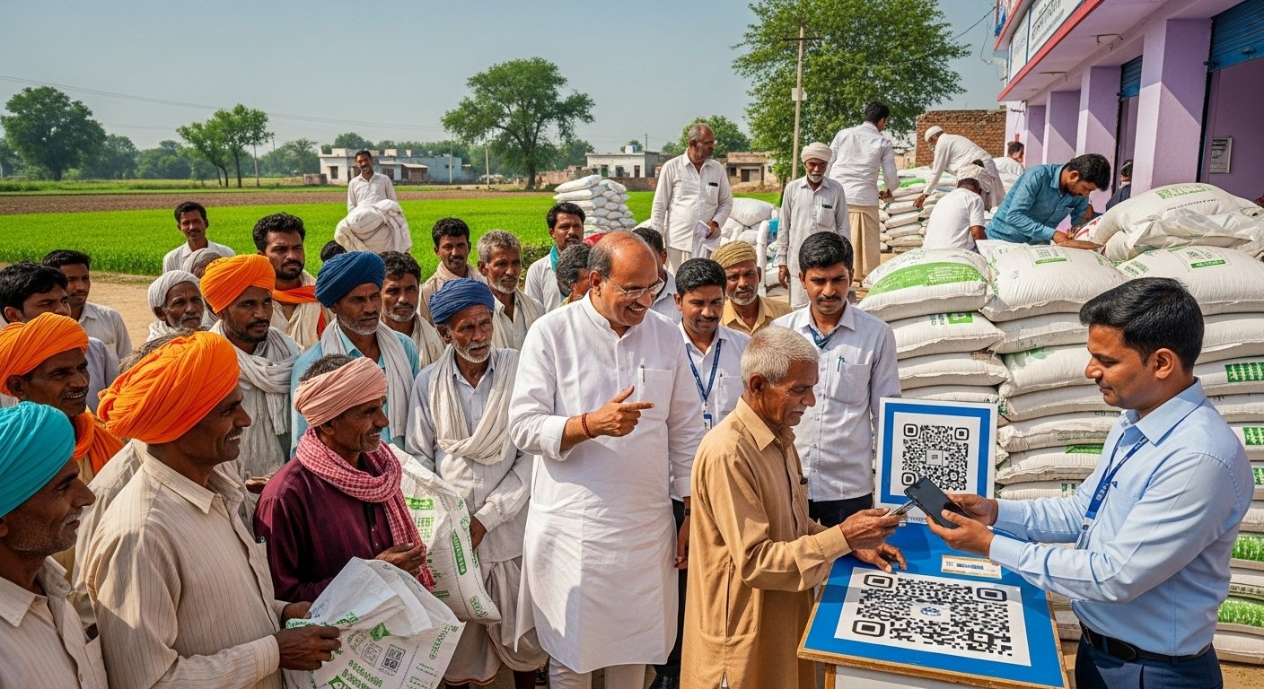 QR code payment facility now in UP's cooperative banks; Minister states farmers received more fertilizer this time.