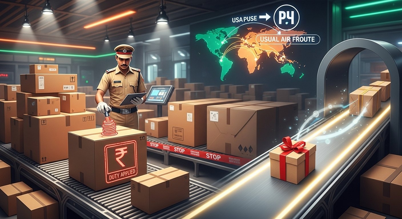 India Suspends Postal Service to US: Now Duty on All Goods Destined for America, Gifts Up to $100 Exempt