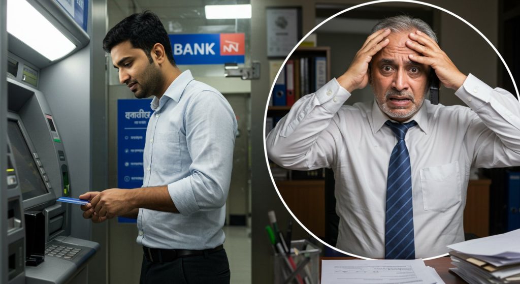 UP: Young Man's Astonishing Cunning at ATM, Bank Manager Left Sweating as Customers' Money Vanishes!