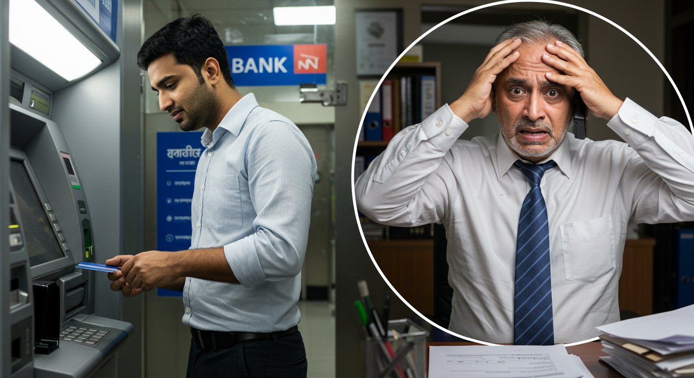 UP: Young Man's Astonishing Cunning at ATM, Bank Manager Left Sweating as Customers' Money Vanishes!